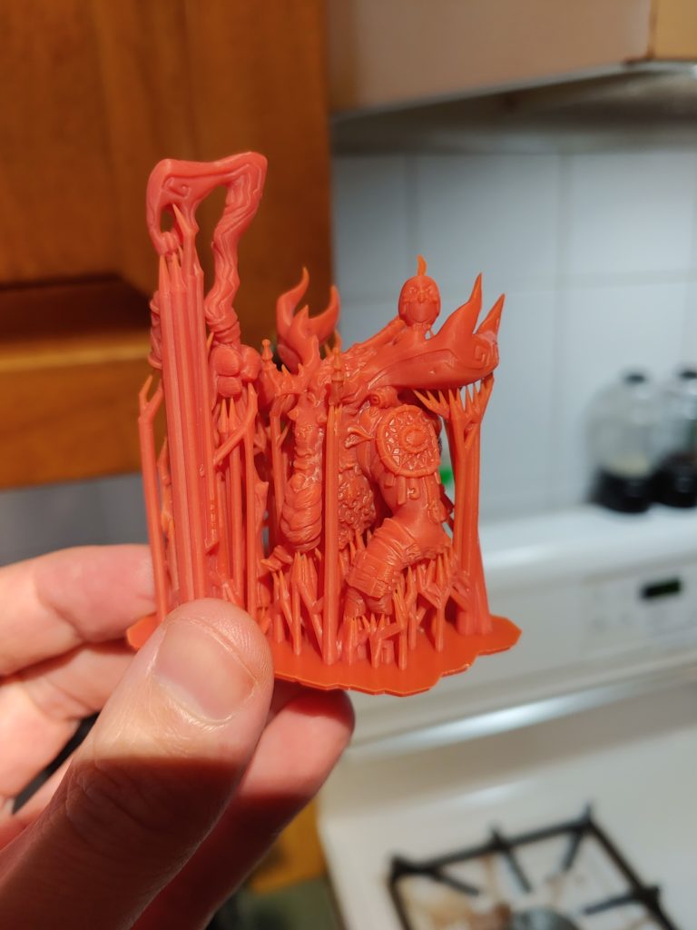 support removal for 3d resin prints